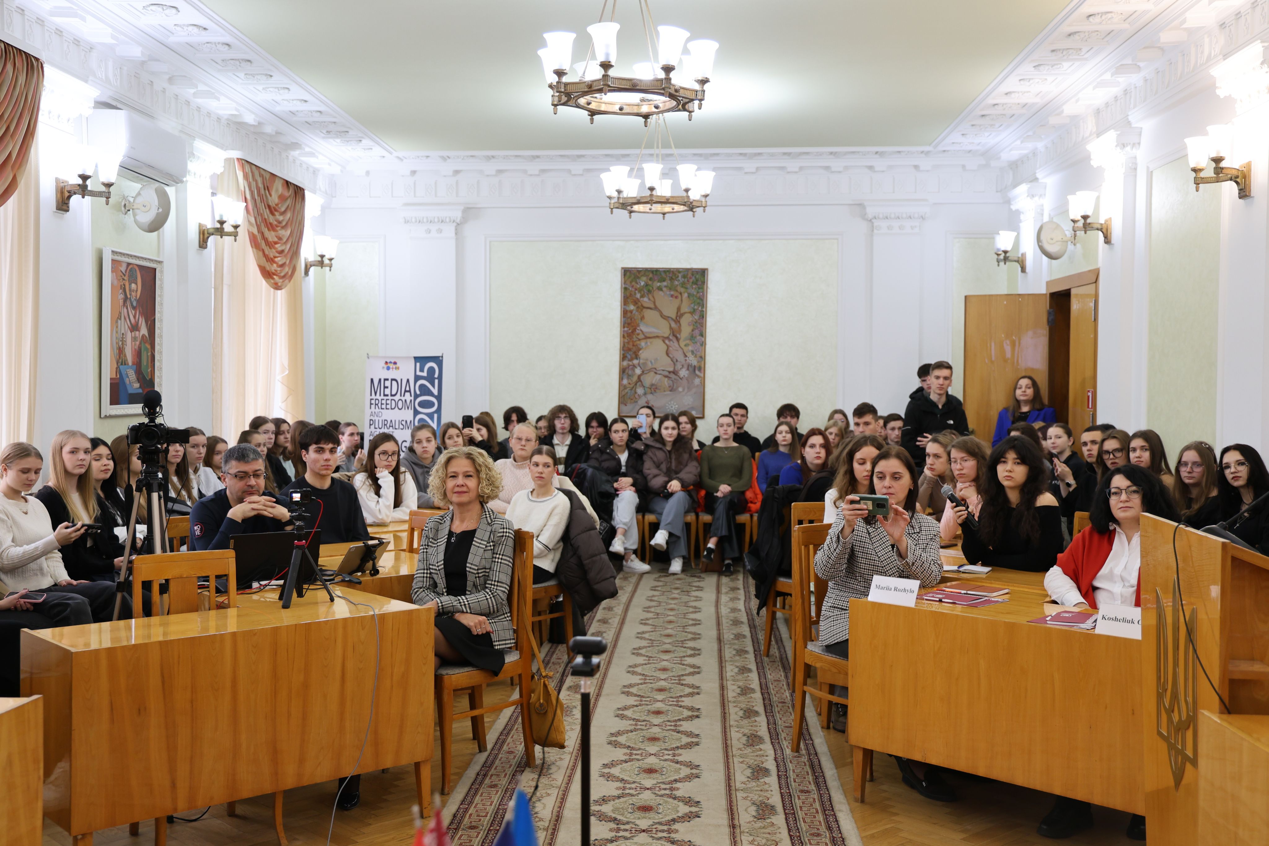 У Волинському національному університеті імені Лесі Українки працювала конференція міжнародного проєкту «Медіадіалог»