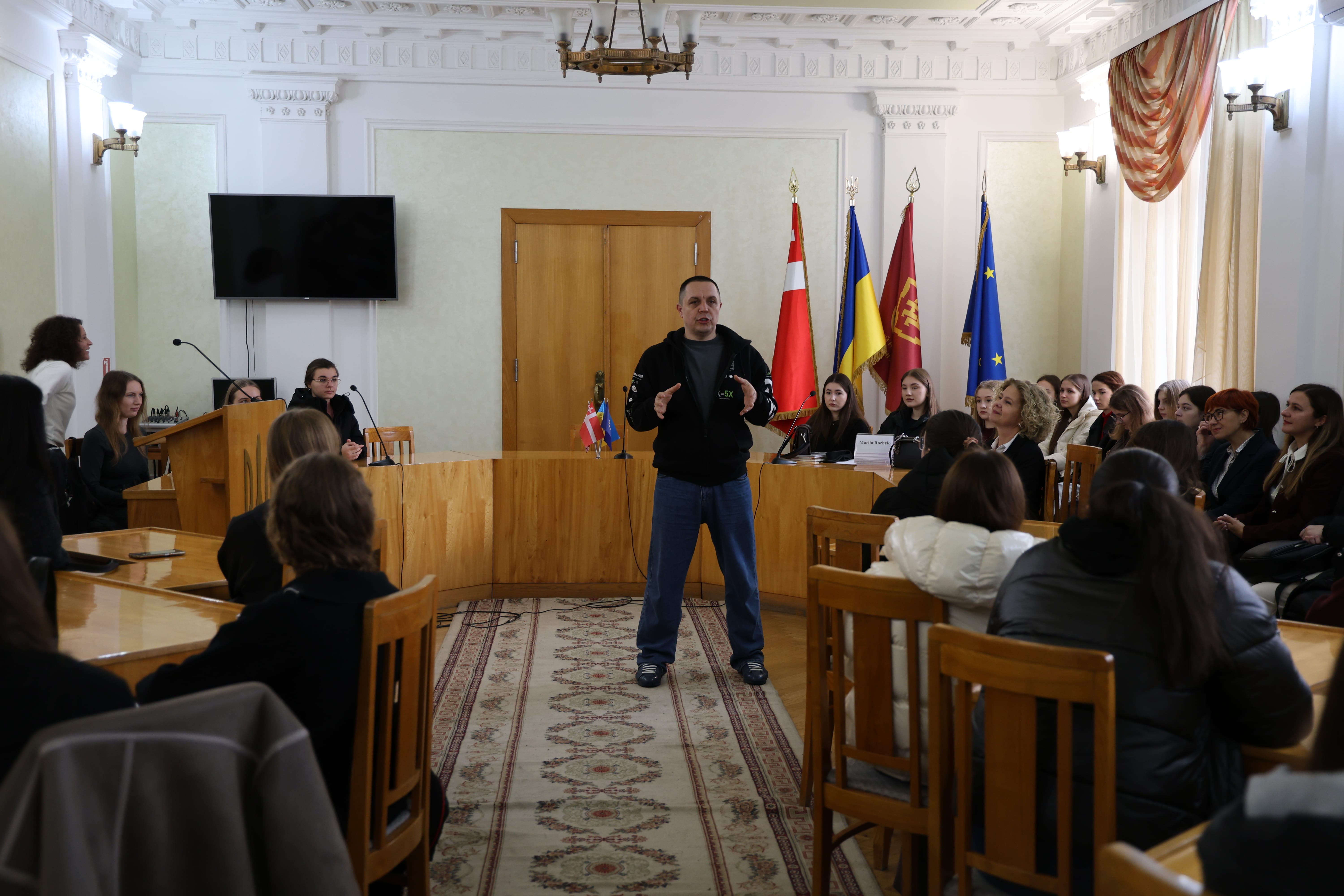 Форум карʼєри: в Університеті виступив Віктор Левандовський 